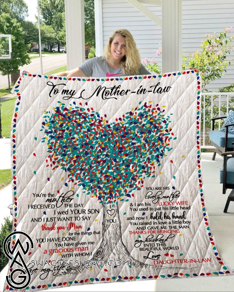 Tree to my mother in law thank you mom quilt - Maria