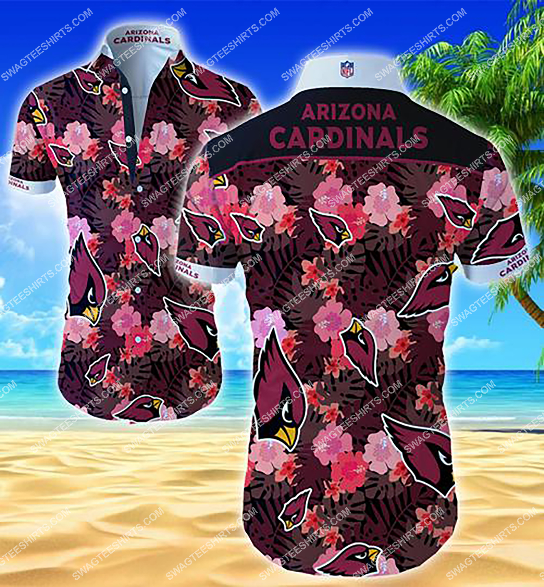 [highest selling] national football league arizona cardinals team hawaiian shirt – maria