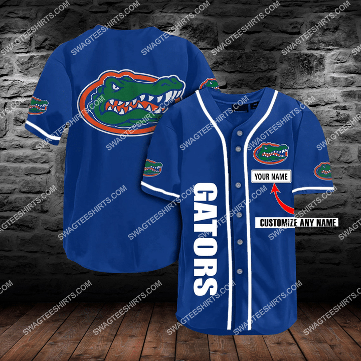 custom name football team florida gators ull printing baseball jersey 2