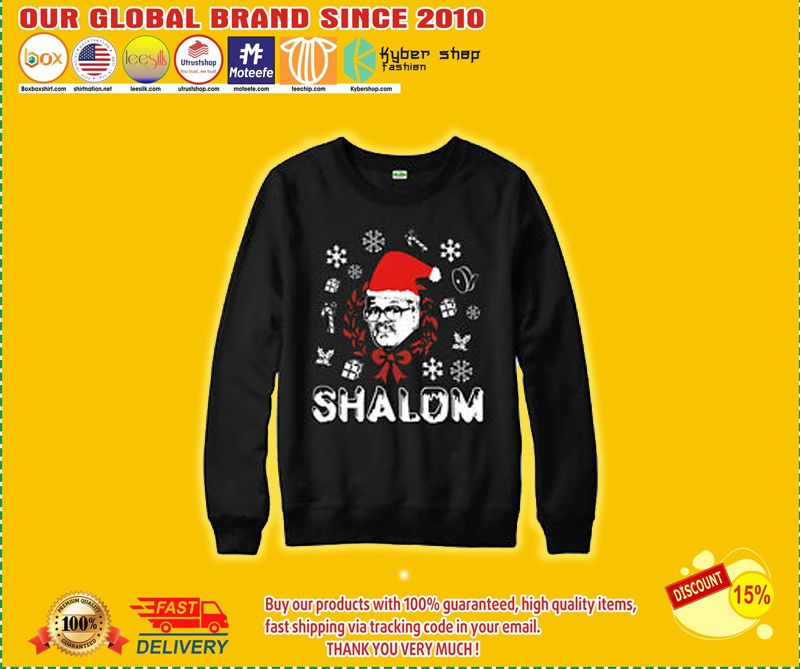 Friday night dinner jim shalom ugly christmas sweater 1