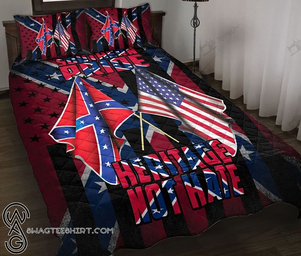 Confederate states of america flag heritage not hate quilt - Maria