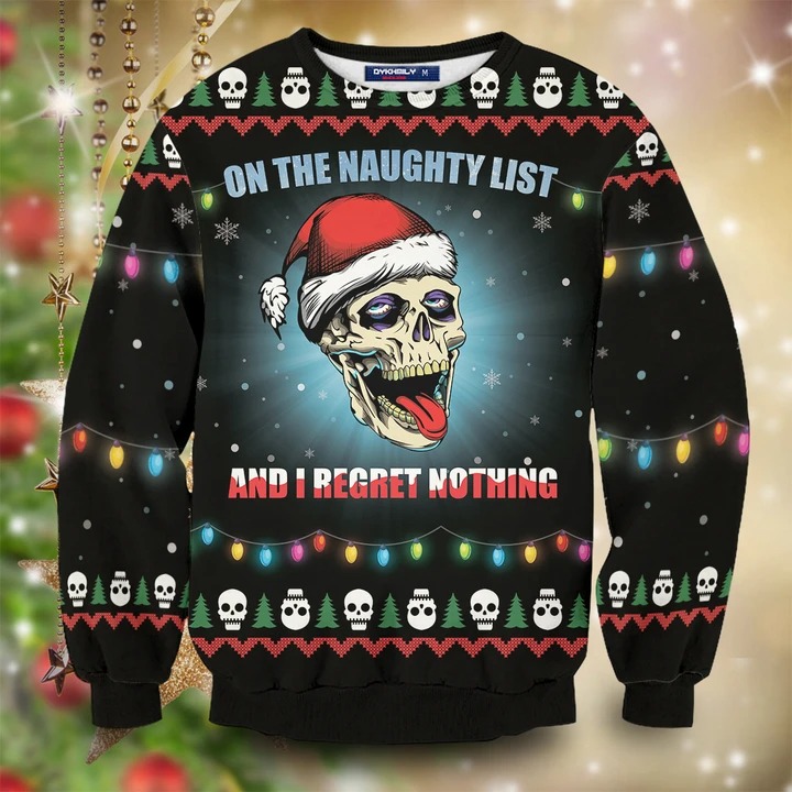 On the naughty list and I regret nothing sweater2