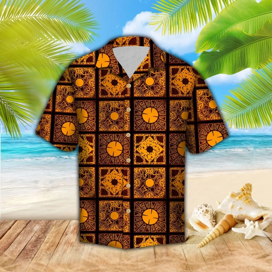 Lemar pattern hawaii shirt