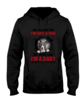 Pitbull not dog I'm baby hoodie