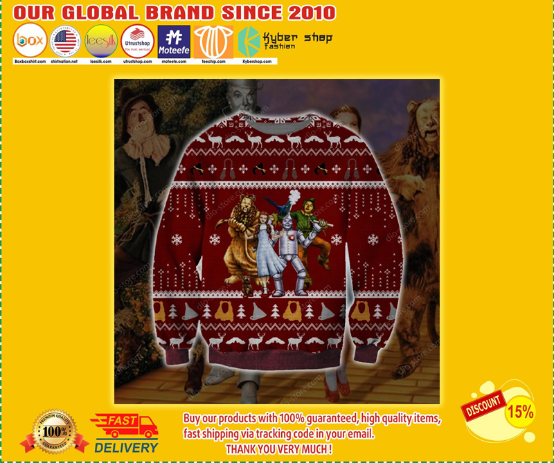 THE WIZARD OF OZ UGLY CHRISTMAS SWEATER 1