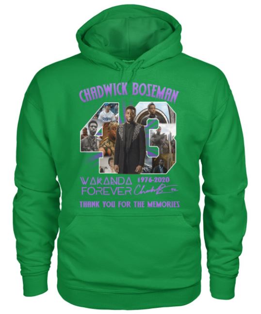 Chadwick Boseman 43 thanks hoodie