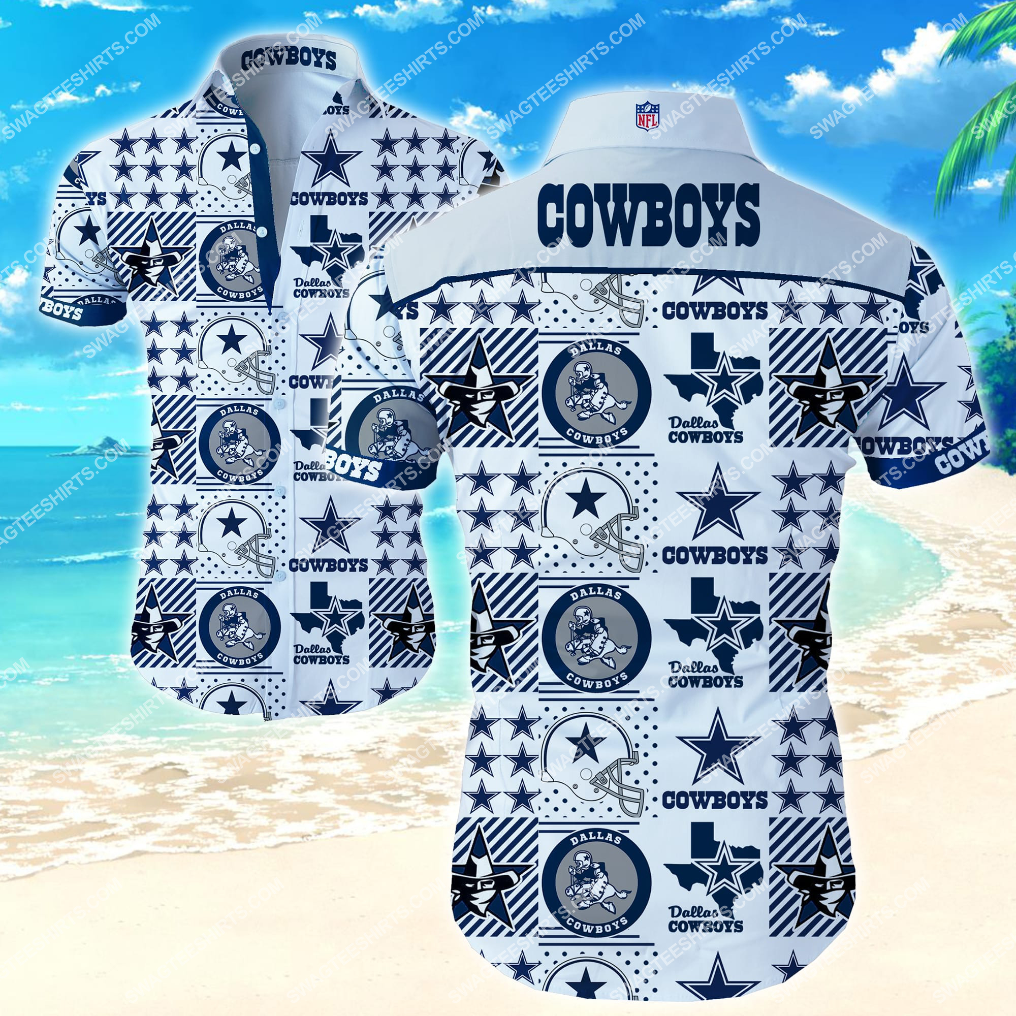 [highest selling] national football league dallas cowboys hawaiian shirt – maria