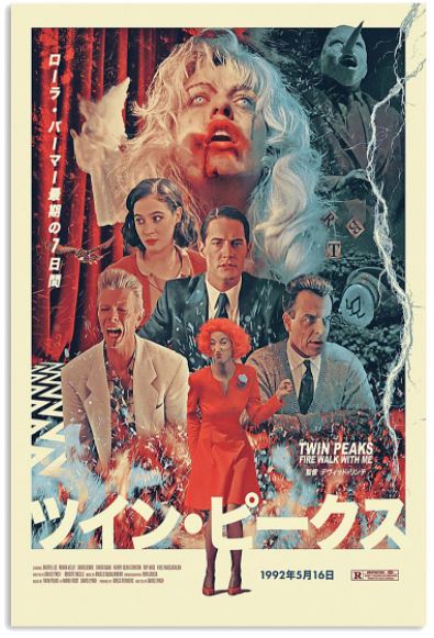 Twin Peaks fire walk with me Japanese poster