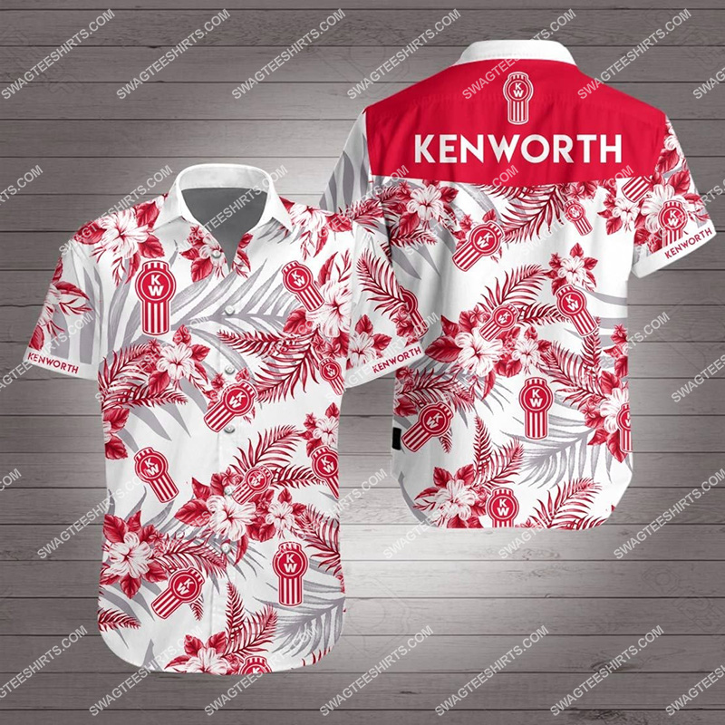 tropical kenworth all over print hawaiian shirt 2