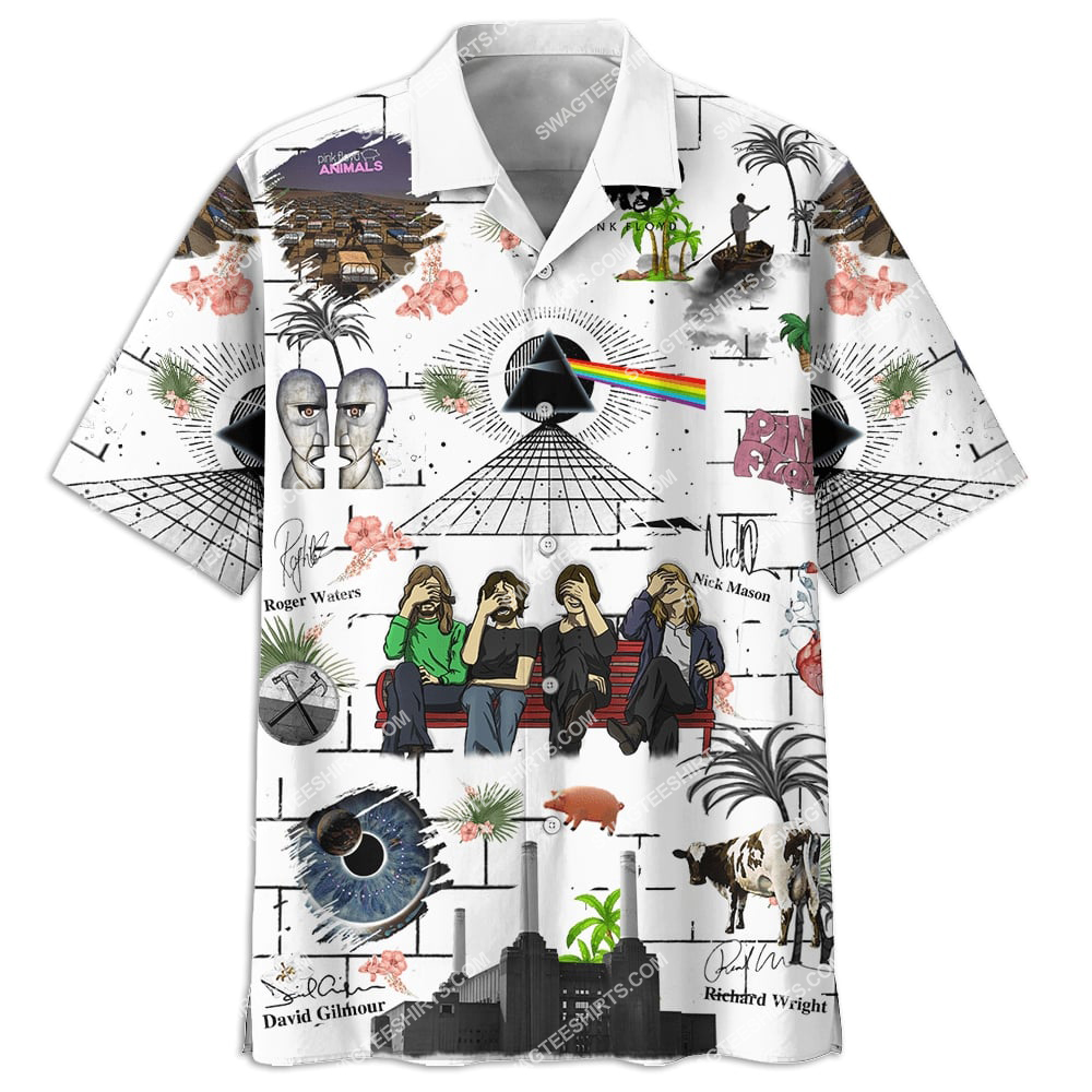 [highest selling] pink floyd band full printing hawaiian shirt – maria