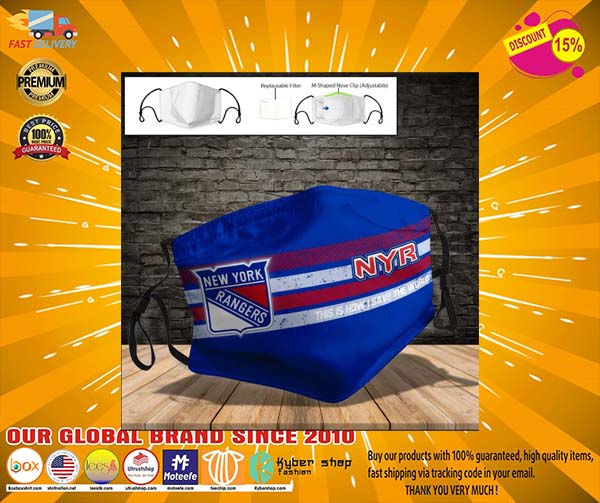 New York Rangers face mask1