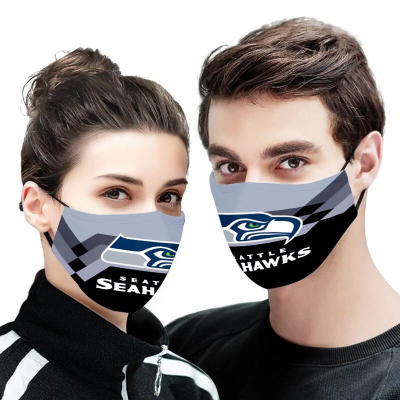 NFL seattle seahawks anti pollution face mask - maria