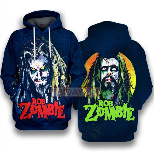 Rob zombie 3D all over printed hoodie