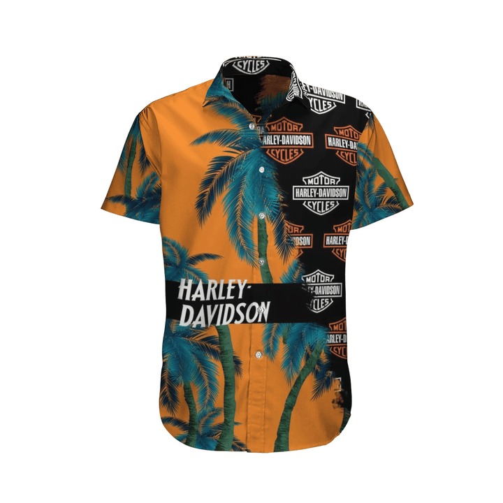 Harley davidson hawaiian shirt
