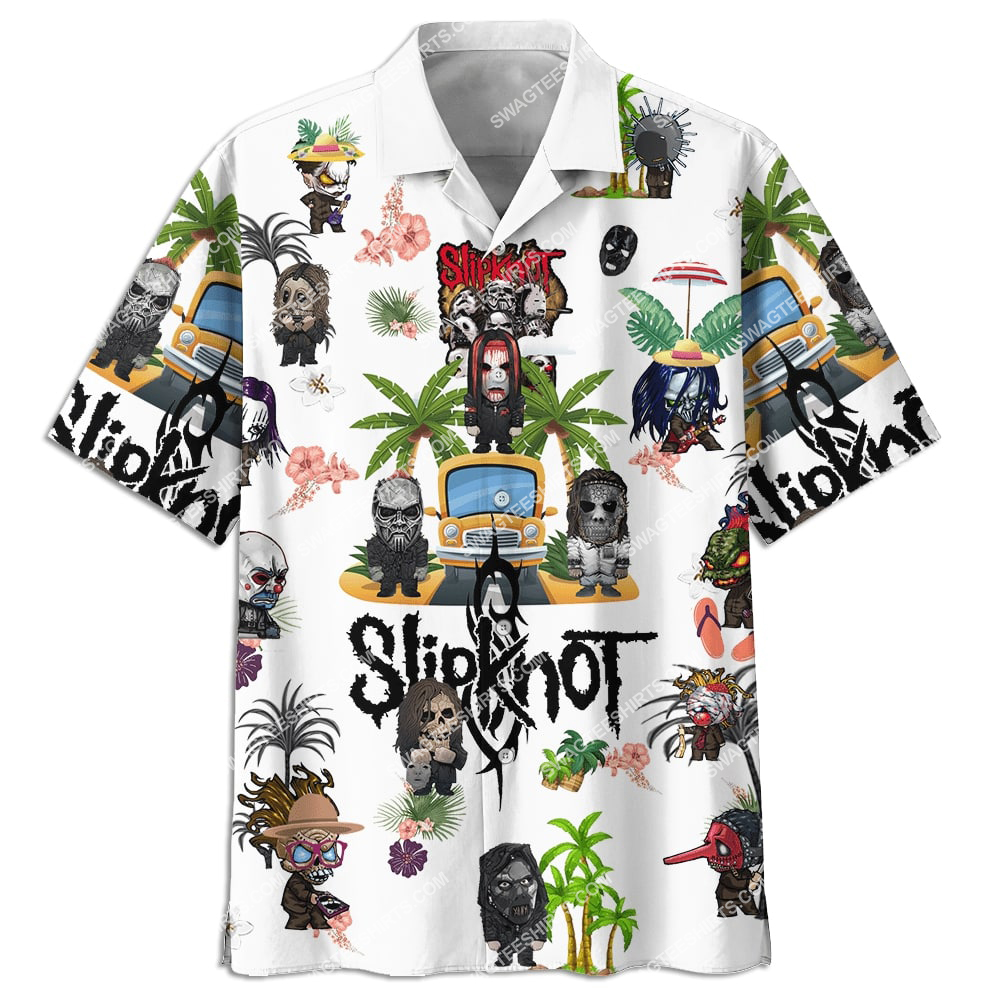 [highest selling] the slipknot rock band full printing hawaiian shirt – maria