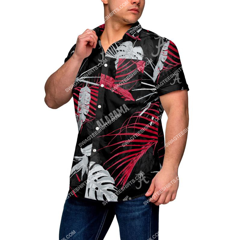 [highest selling] tropical alabama crimson tide ncaa full print hawaiian shirt - maria
