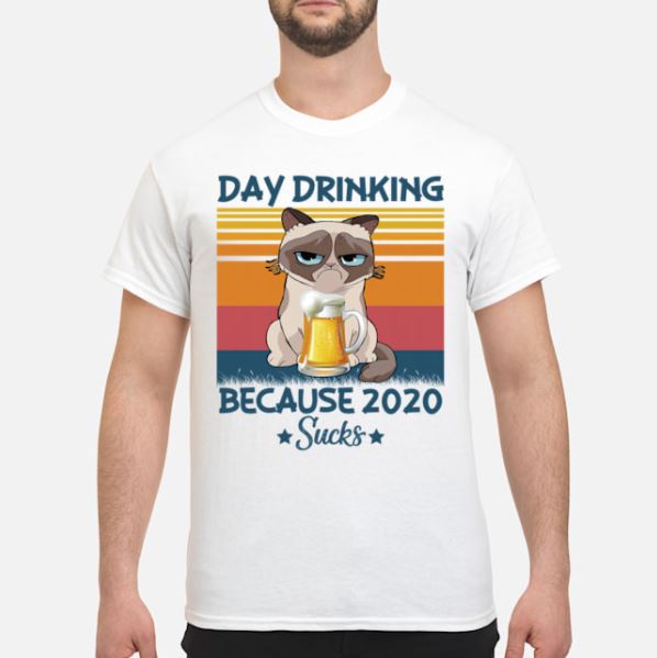 Cat drinking 2020 sucks t shirt, hoodie, tank top