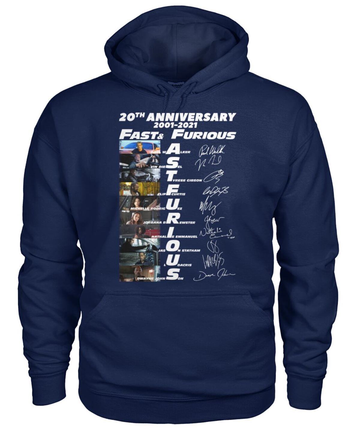 20th anniversary fast and furious hoodie