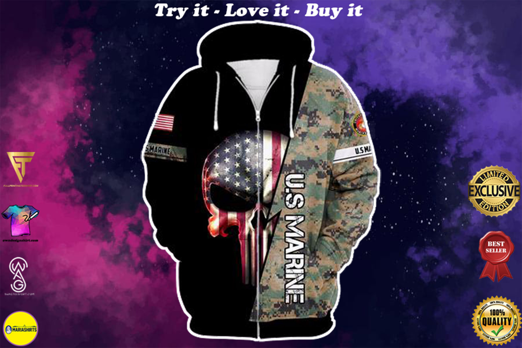 [highest selling] us marine skull american flag camo full over printed shirt – maria
