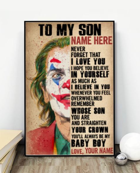 Joker To my son poster