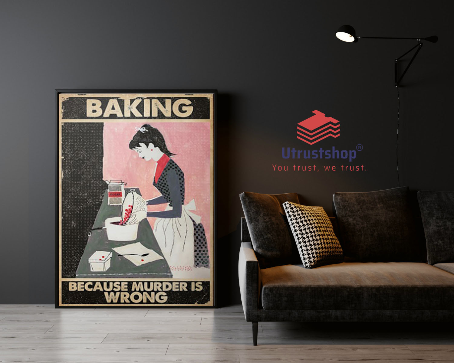 Baking because murder is wrong poster2