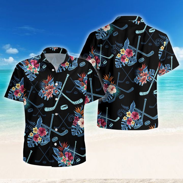 Hockey tropical hawaiian shirt – Saleoff 250720