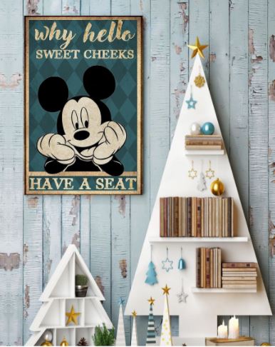 Mickey hello sweet cheeks poster 2