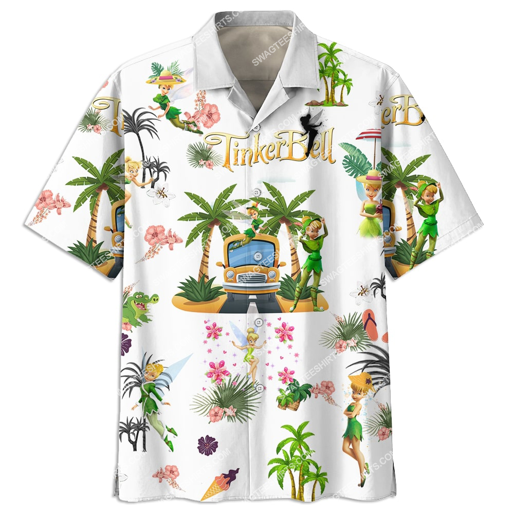 tinker bell on the beach summer full printing hawaiian shirt 3(1)