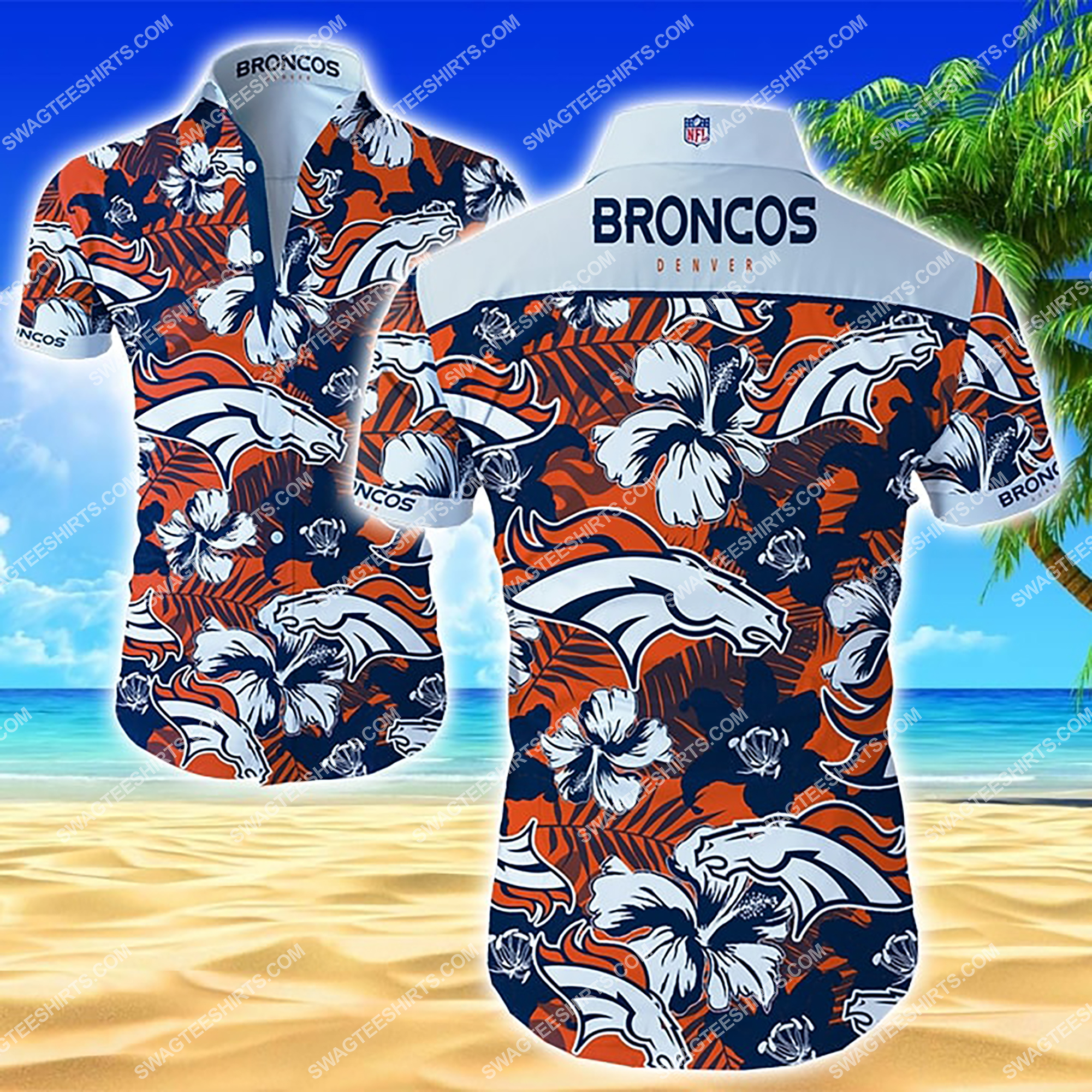 [highest selling] the denver broncos football team summer hawaiian shirt – maria