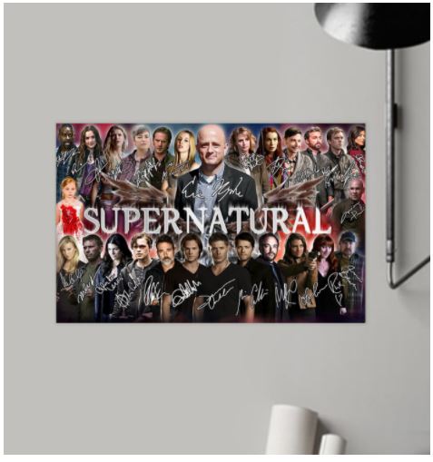 Supernatural all signature poster 2