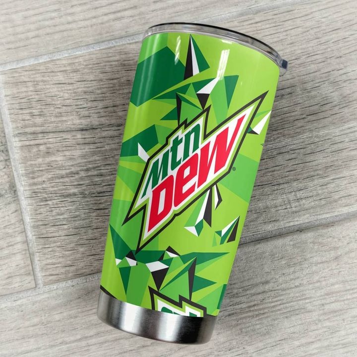 Baby yoda mountain dew i don't care what day it is tumbler 2