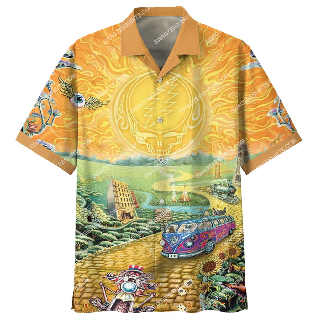 [highest selling] grateful dead band full printing hawaiian shirt – maria