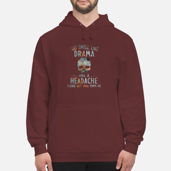 Skull drama headache hoodie