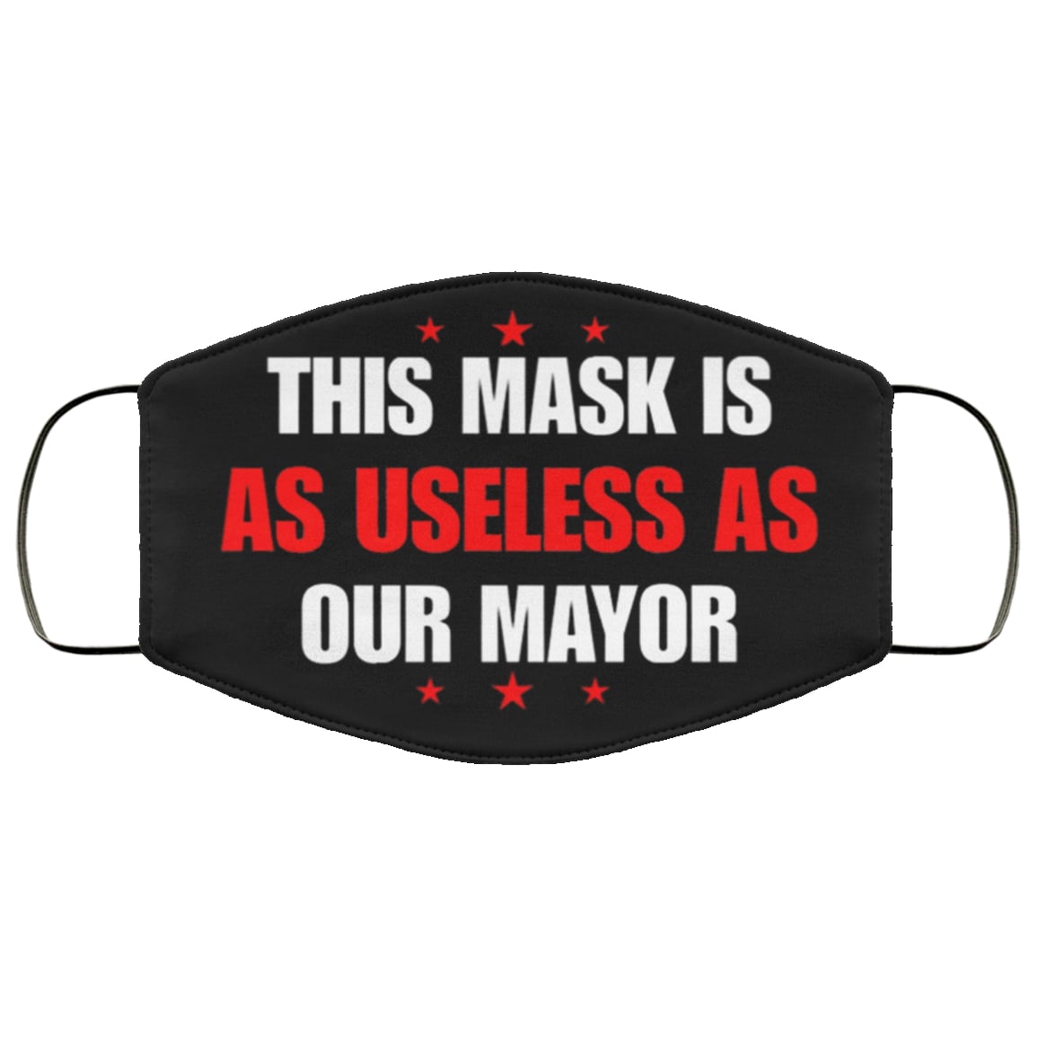 This mask is as useless as our mayor anti pollution face mask - maria
