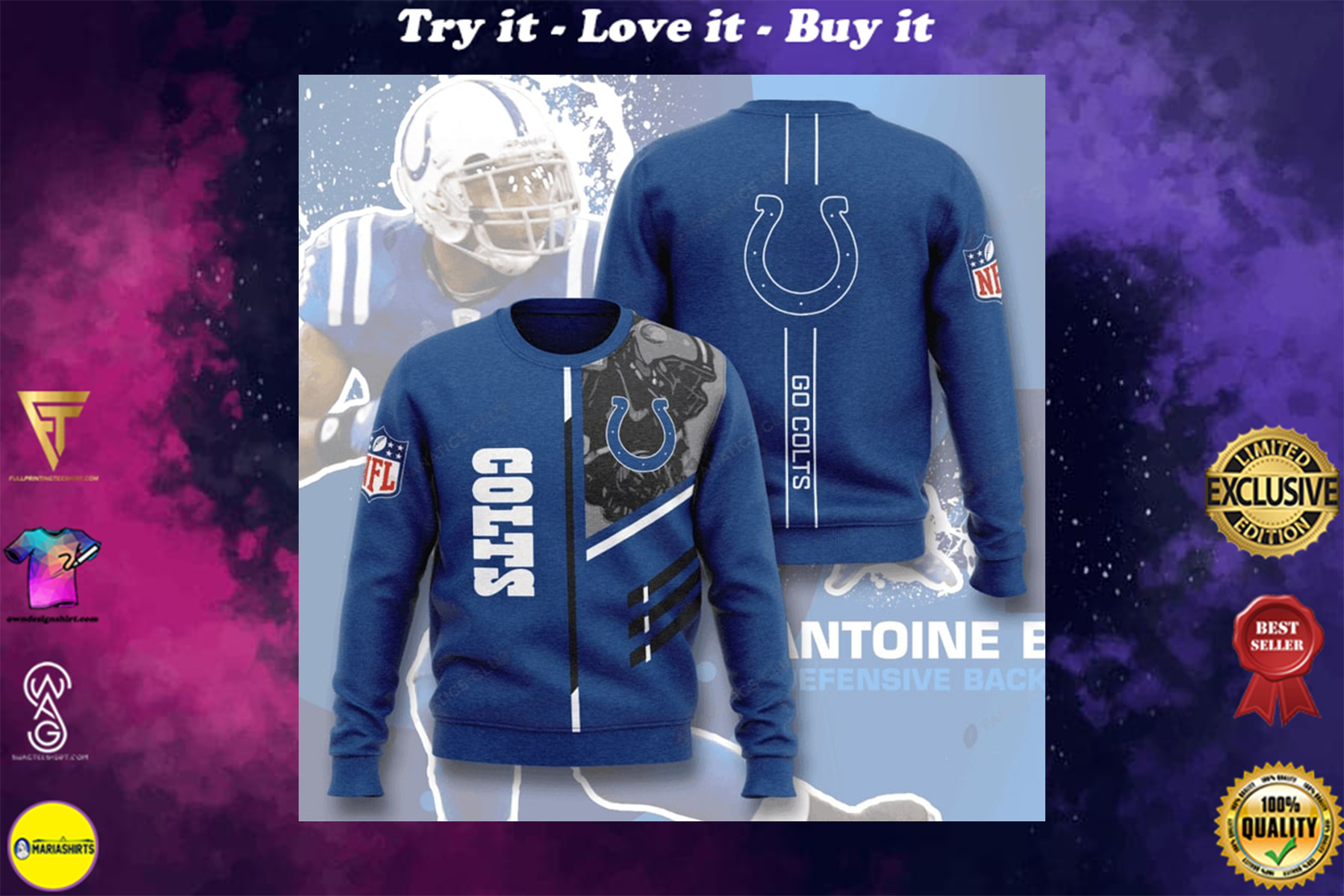 [highest selling] national football league indianapolis colts go colts full printing ugly sweater – maria