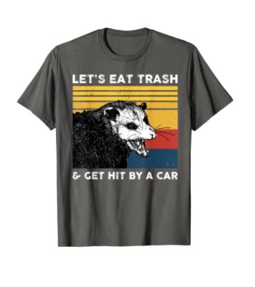 Raccoon hit by car t shirt 3