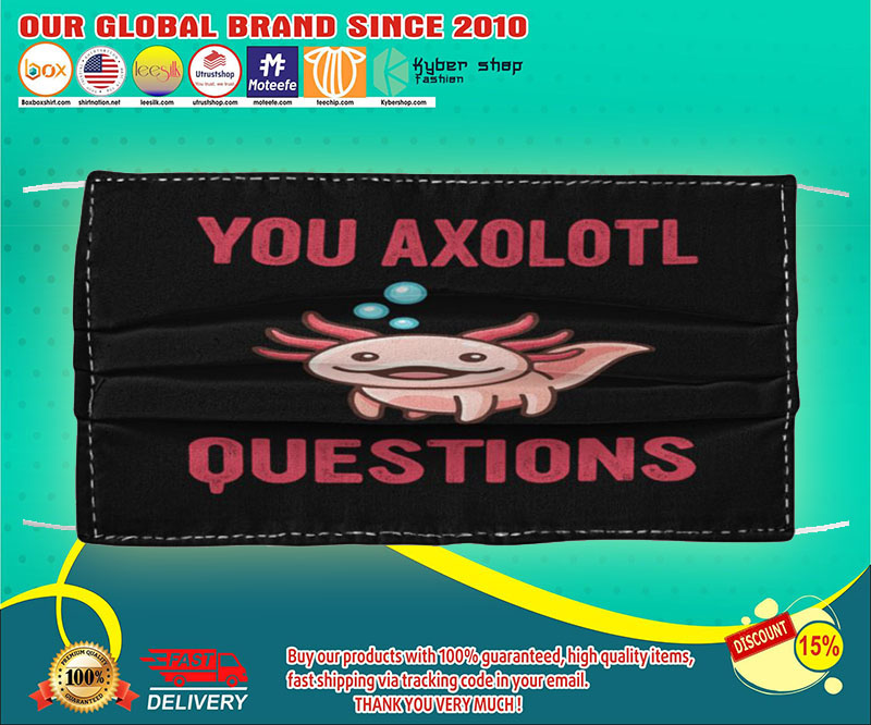 Your axolotl questions face mask