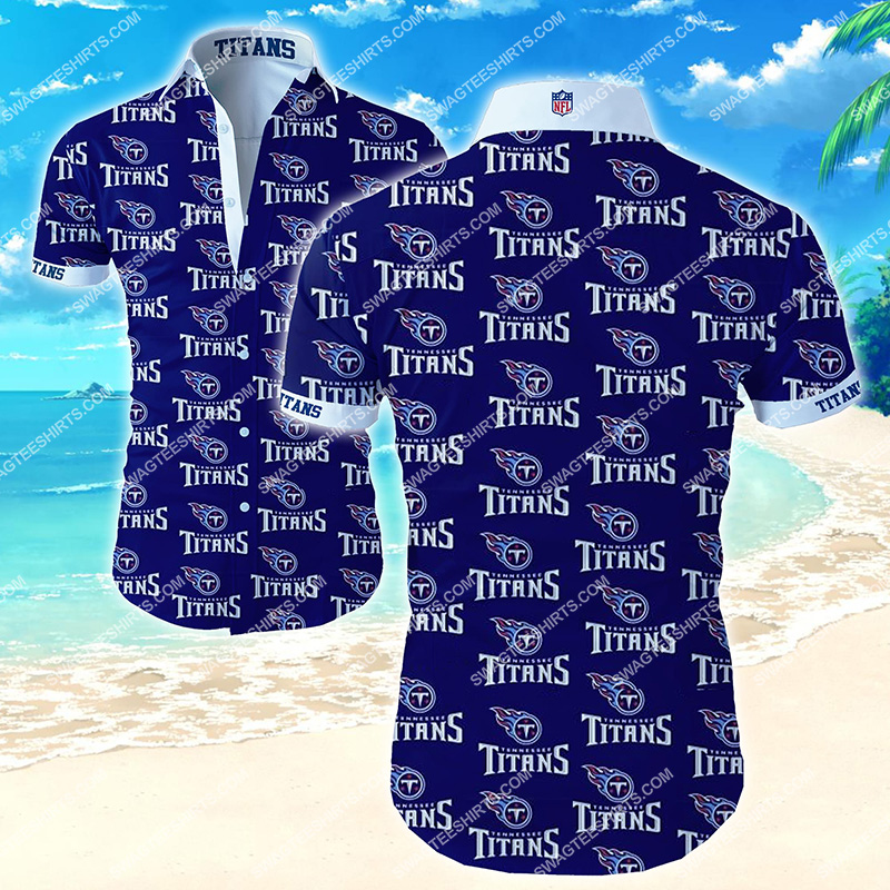 the tennessee titans football team hawaiian shirt 2