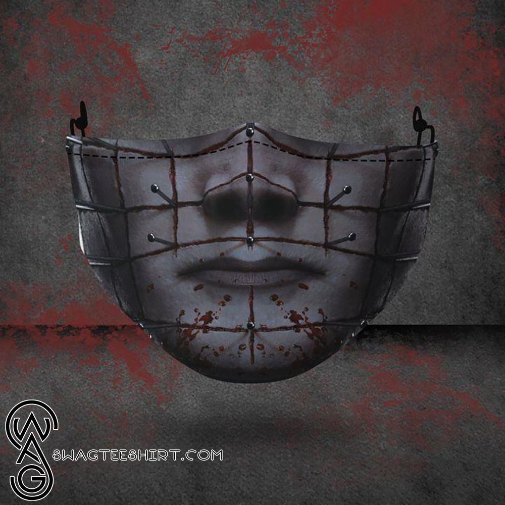 halloween hellraiser all over printed face mask – maria