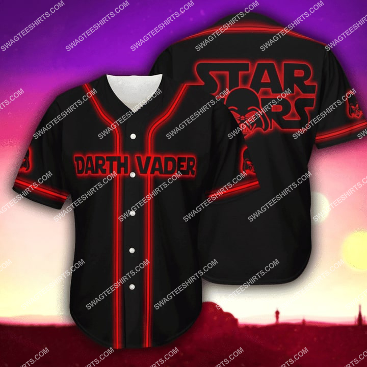 [highest selling] star wars darth vader full printing baseball shirt – maria
