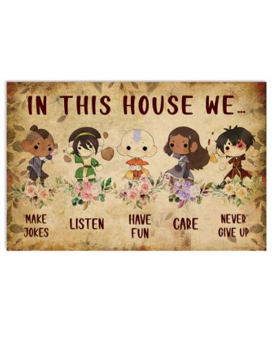 Last Airbender in this house poster