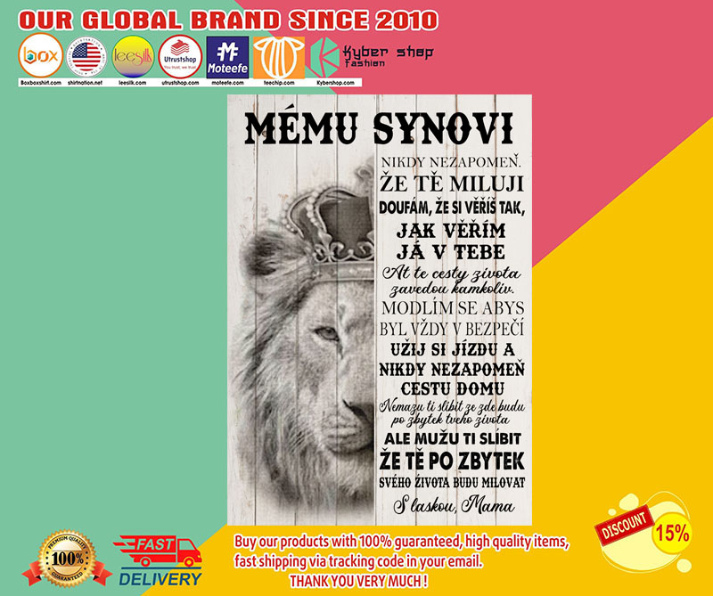 lví král Memu synovi nikdy nezapomen plakát poster3