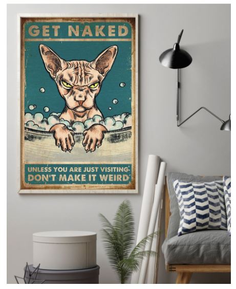 Cat get naked unless poster 2