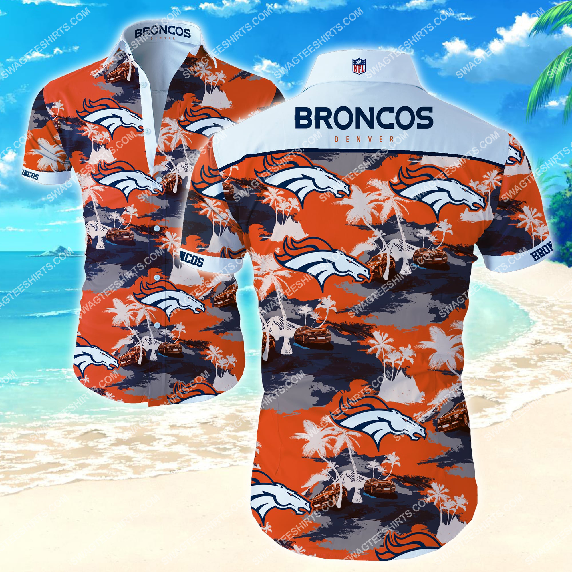 [highest selling] national football league denver broncos summer hawaiian shirt – maria