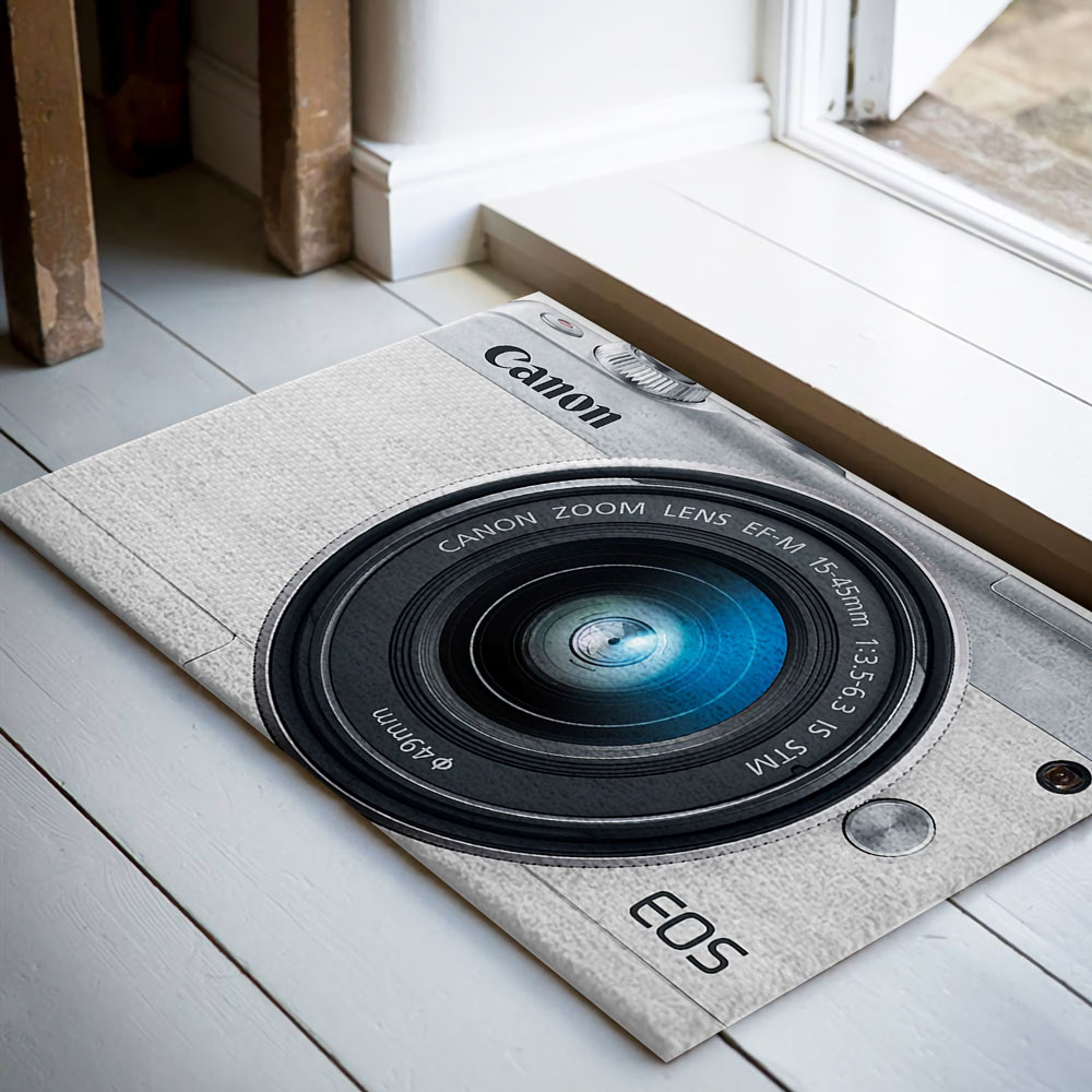 Camera Canon White Doormat