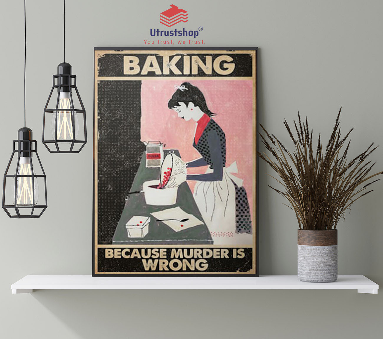 Baking because murder is wrong poster4