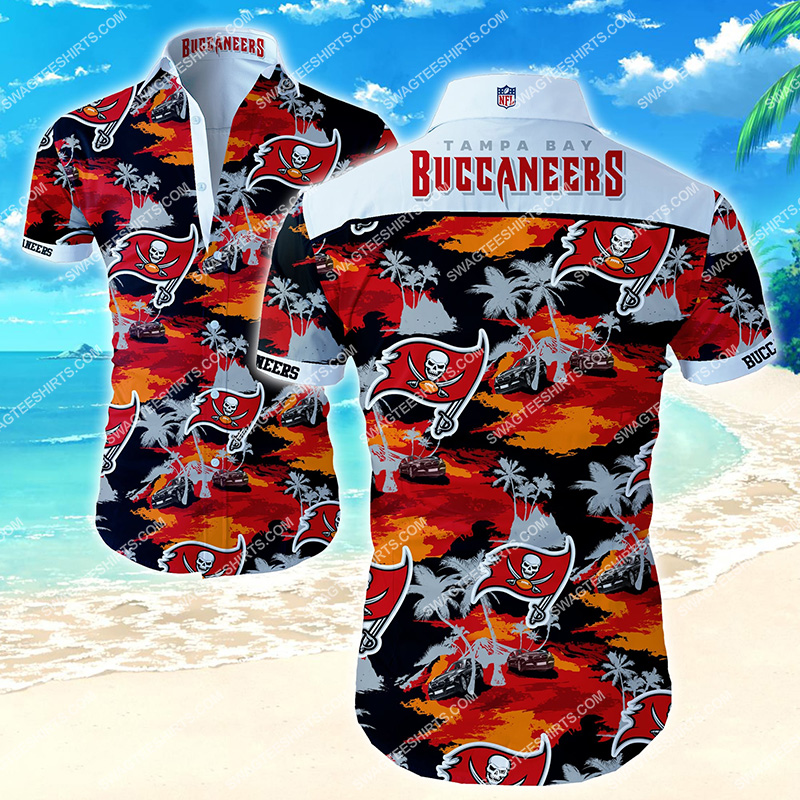 nfl tampa bay buccaneers all over print hawaiian shirt 2
