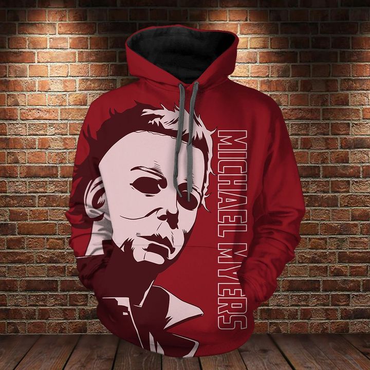 Michael myers 3d all over printed hoodie