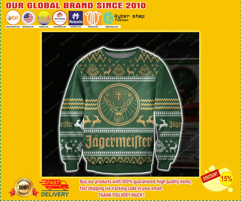 JAGERMEISTER UGLY CHRISTMAS SWEATER 1