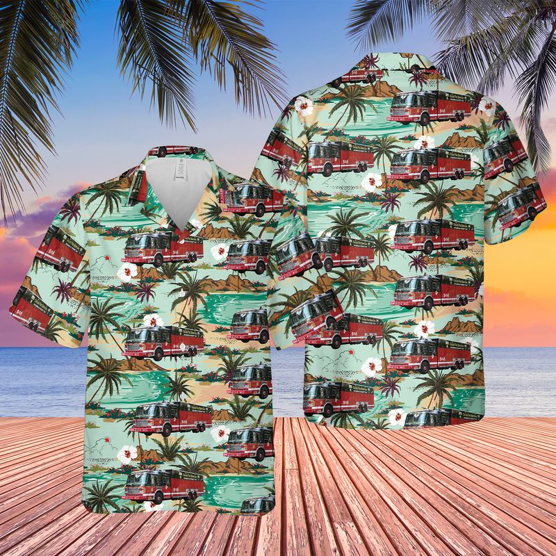 Chicago fire department haz-mat. Incident team (H.I.T.) Unit 5-1-1 hawaiian shirt – LIMITED EDITION